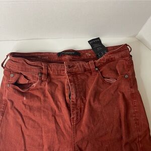 Liverpool High Rise Ankle Jeans in Rust